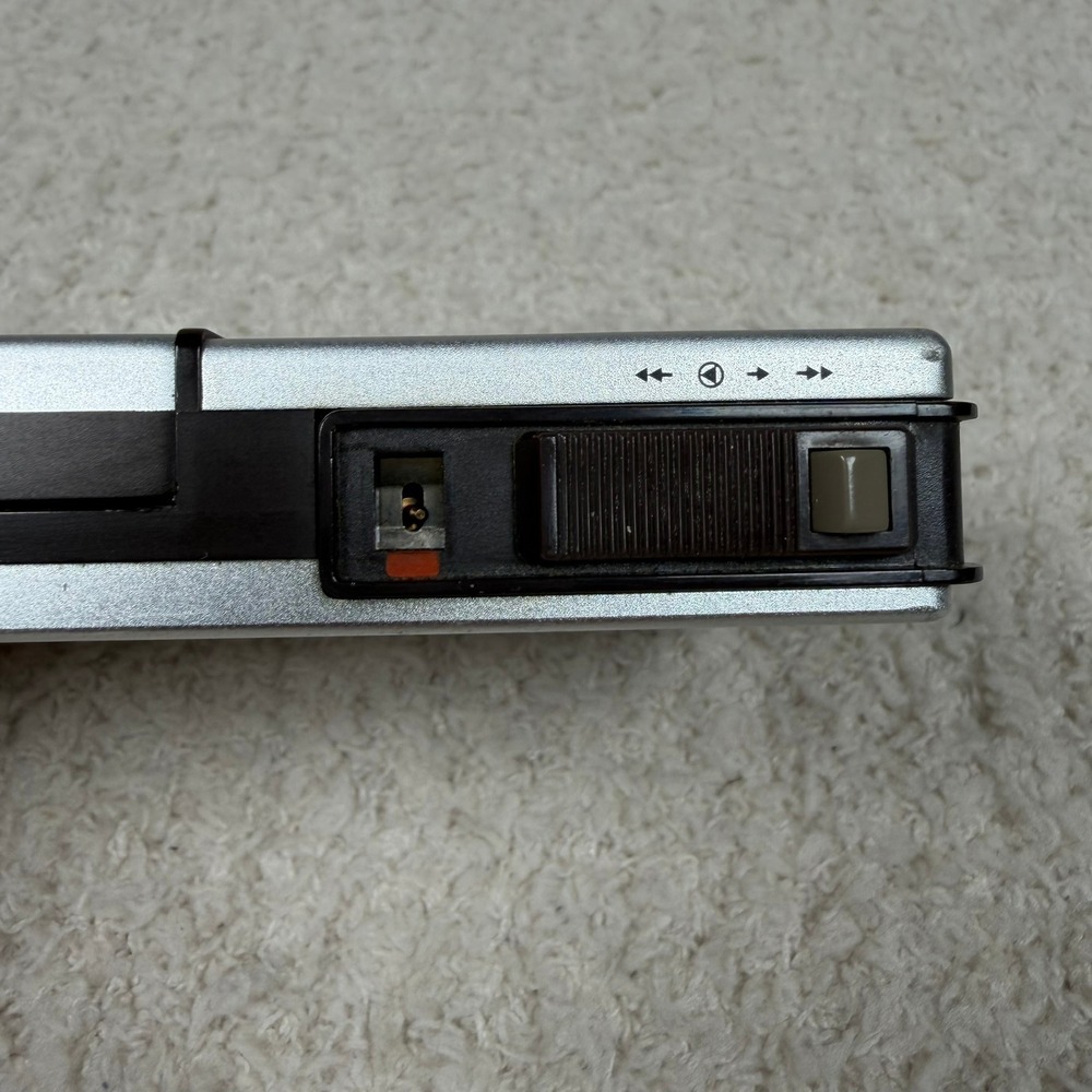 Vintage Norelco NT III Mini Cassette Recorder Silver Brown Case Parts Only - Picture 5 of 9